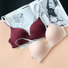 Load image into Gallery viewer, Deep Cleavage Different Strips Smooth Single Padded Bra & Underwear Set