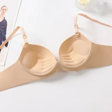 Load image into Gallery viewer, Seamless Feather Design Hand Shape Medium Padded Daily Wear Bra