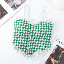 Load image into Gallery viewer, Corset Design Padded Tank Top/ Camisole