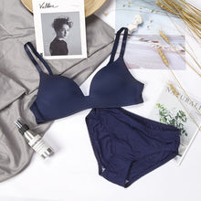 Load image into Gallery viewer, 3/4 Cup Very Soft & Smooth T-Shirt Single Padded Bra Set
