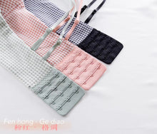 Load image into Gallery viewer, Dotted Bow Style Medium Padded Double Stripped Bra & Underwear Set