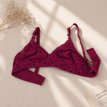 Load image into Gallery viewer, Butterfly Design Very Fine Quailty Daily Wear Jersey Bra