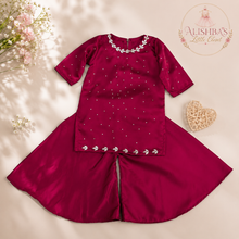 Load image into Gallery viewer, Embellished Shirt with Sharara By Alishba