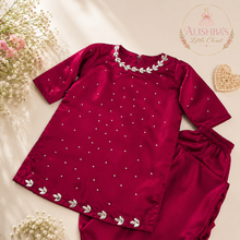 Load image into Gallery viewer, Embellished Shirt with Sharara By Alishba
