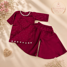 Load image into Gallery viewer, Embellished Shirt with Sharara By Alishba