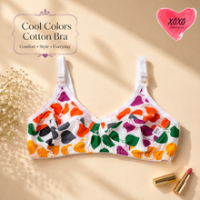 Load image into Gallery viewer, Pack of 4 Xoxo Cotton Cool Design Bra's