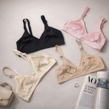 Load image into Gallery viewer, Lace Design Very Soft Daily Wear Non Padded Bra