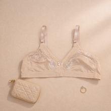Load image into Gallery viewer, Lace Design Very Soft Daily Wear Non Padded Bra