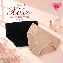 Load image into Gallery viewer, Pack of 2 Xoxo Basic Color Underwear