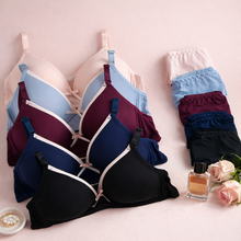 Load image into Gallery viewer, Bow Design Soft & Smooth Padded Bra & Panty Set