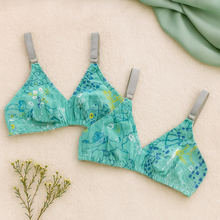 Load image into Gallery viewer, Colorfull Design Mix Fabric Bra