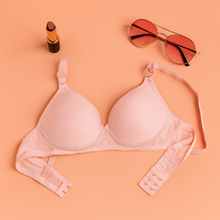 Load image into Gallery viewer, Single Padded Flower Design Soft Bra