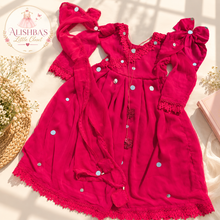 Load image into Gallery viewer, Alishba’s Little Closet – Fancy Chiffon Dress for Girls