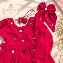 Load image into Gallery viewer, Alishba’s Little Closet – Fancy Chiffon Dress for Girls
