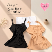 Load image into Gallery viewer, Pack of 3 Basic Essential Camisole