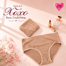 Load image into Gallery viewer, Pack of 2 Xoxo Basic Color Underwear