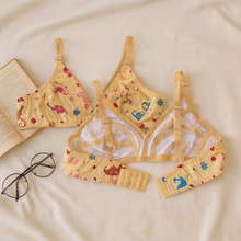 Load image into Gallery viewer, Colorfull Design Mix Fabric Bra