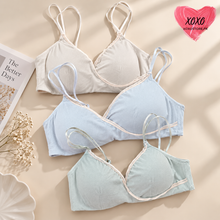 Load image into Gallery viewer, Xoxo Light Padded Double Stripped Laced Bra