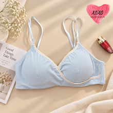 Load image into Gallery viewer, Xoxo Light Padded Double Stripped Laced Bra