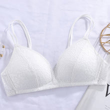 Load image into Gallery viewer, Double Stripped Laced Light Padded Daily Wear Bra