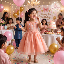 Load image into Gallery viewer, Girls Party Dress – Shesha Silk by