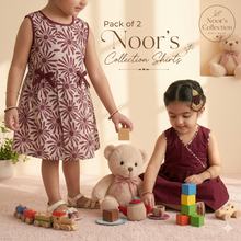 Load image into Gallery viewer, Pack of 2 Noor's Kids Frocks - Noor's Collection