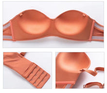 Load image into Gallery viewer, Smooth Half Cup Non Wired Pushup Bra