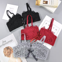 Load image into Gallery viewer, Half Cup Bow Style Soft Cup Net Bra ( Only Bra )