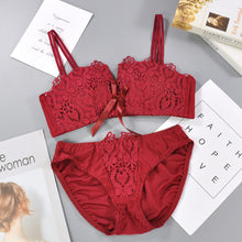 Load image into Gallery viewer, Half Cup Bow Style Soft Cup Net Bra ( Only Bra )