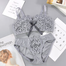 Load image into Gallery viewer, Half Cup Bow Style Soft Cup Net Bra ( Only Bra )