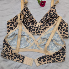 Load image into Gallery viewer, Cheetah Print Very Soft Non Padded Daily Wear Bra