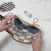 Load image into Gallery viewer, Chess Design Light Padded Camisole/Long Bra