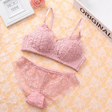 Load image into Gallery viewer, Floral Light Padded Bridal Wear Bra & Underwear Set