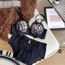 Load image into Gallery viewer, Very Soft Double Padded Lace Bridal Bra & Underwear Set