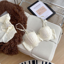 Load image into Gallery viewer, Very Soft Double Padded Lace Bridal Bra & Underwear Set