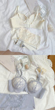 Load image into Gallery viewer, Very Soft Double Padded Lace Bridal Bra & Underwear Set