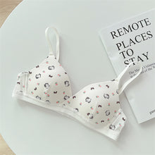 Load image into Gallery viewer, Kitty Design Cross Shape Thin Padded Bra