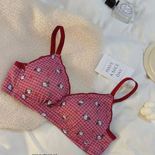 Load image into Gallery viewer, Flowers & Kitty Design Very Soft & Smooth Bra