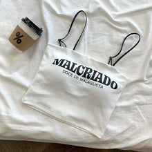 Load image into Gallery viewer, MALCRIADO written Short Camisole