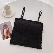 Load image into Gallery viewer, Very Very Light Padded Wrinkle Type Short Camisole