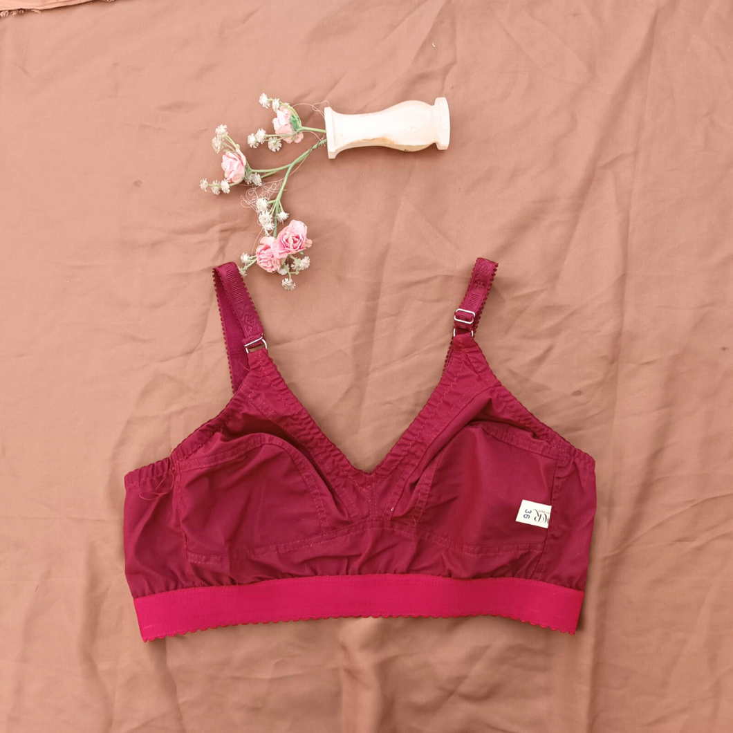 Basic Cotton Bras with Lower Elastic Band