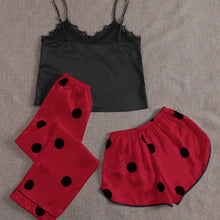 Load image into Gallery viewer, Three Piece Short, Trouser &amp; Camisole Nighty
