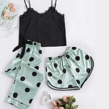 Load image into Gallery viewer, Three Piece Short, Trouser &amp; Camisole Nighty
