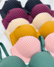 Load image into Gallery viewer, Dotted Smooth Seamless Hand Shape Half Cup Bra
