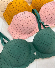 Load image into Gallery viewer, Dotted Smooth Seamless Hand Shape Half Cup Bra
