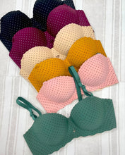 Load image into Gallery viewer, Dotted Smooth Seamless Hand Shape Half Cup Bra
