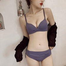 Load image into Gallery viewer, Double Stripped Medium Padded Bra &amp; Panty Set
