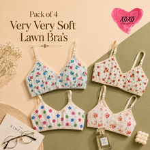 Load image into Gallery viewer, Pack of 4 Very Soft Digital Print Lawn
