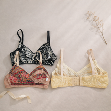 Load image into Gallery viewer, Pack of 3 Colorful Lawn Bra's
