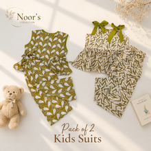 Load image into Gallery viewer, Pack of 2 Kids Suits With 1 Poni  - Noor's Collection
